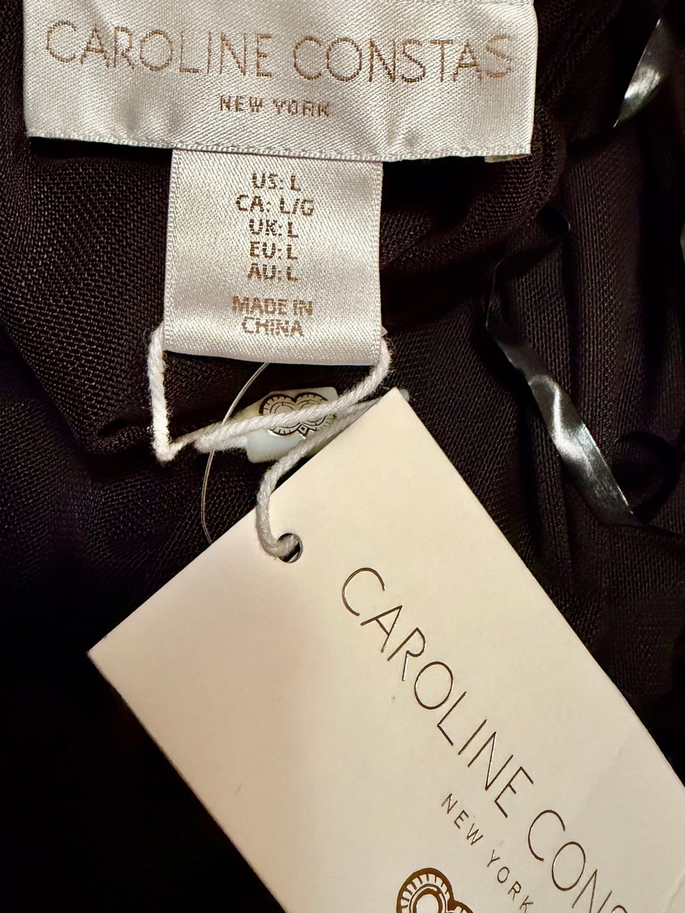 Caroline Constas Black Halter Backless cover up Dress - Picture 5 of 6